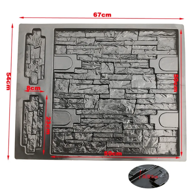 Moldes de concreto para parede, casa de jardim, telhas de pedra, molde de pedra, tijolos de cimento, pequena casa, molde para telha4721637