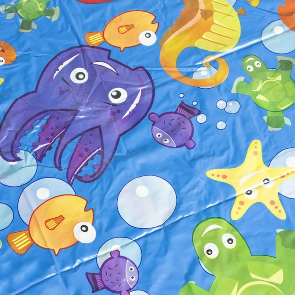 100cm bébé été jouer en plein air jeux d'eau tapis pelouse gonflable plage arroseur coussin drôle cool jouets cadeau pour enfants enfants LJ201114