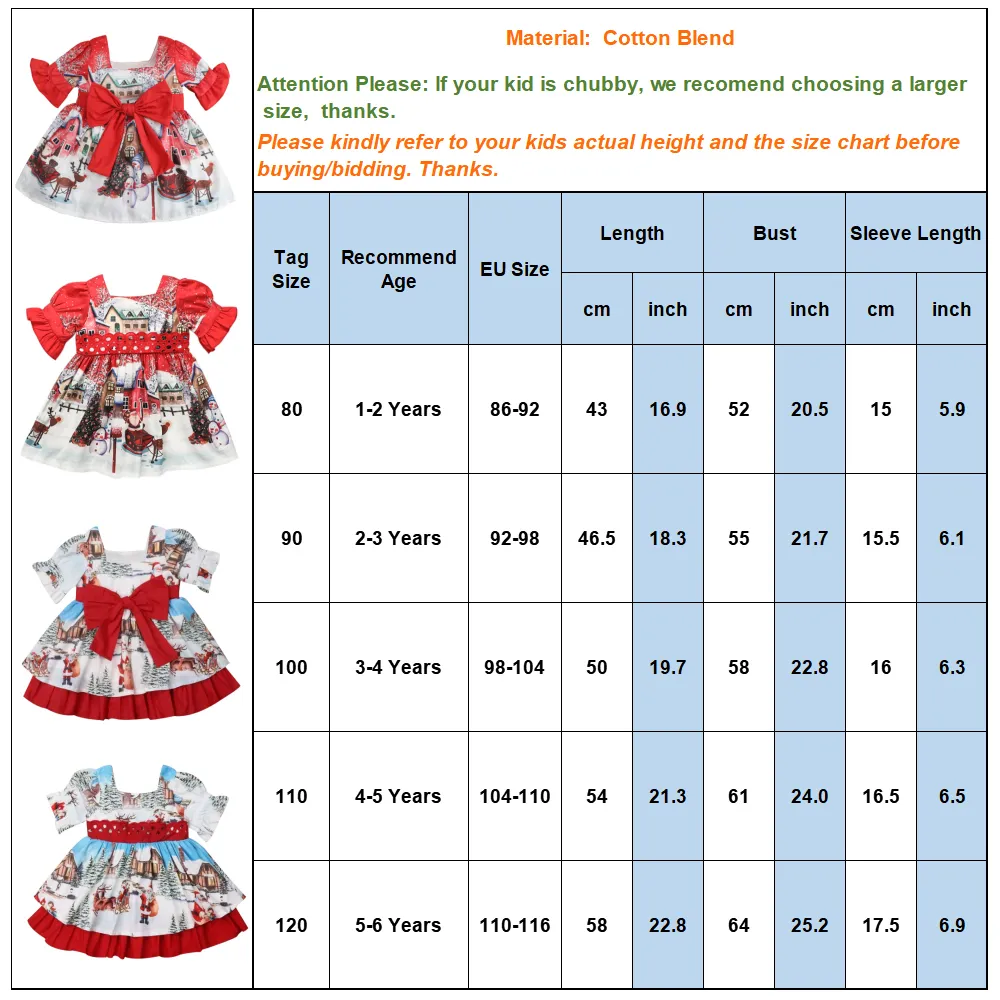 Vendita Vestito da bambina bambina Carino Natale Principessa Neonata Abito con maniche arricciate Abiti da festa Costume Vestido Bebes Infantil LJ200923