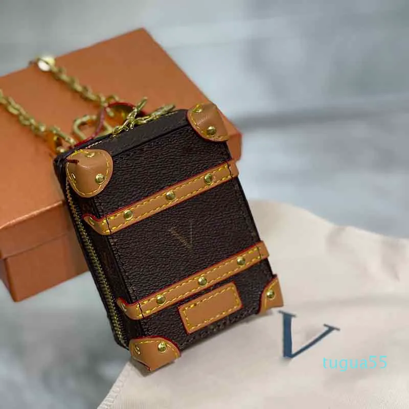 Tasarımcı mini fermuarlı madeni para çantası kadın cüzdanlar kart tutucu çoklu pochette lüks zincir debriyaj çantası tote çantaları moda crossbody el290m