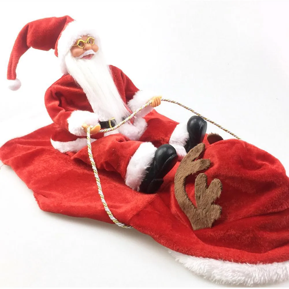 Рождественская собака одежда Santa костюмы собаки смешные домашние наряды езда отдыха на отдыхе одежда для малых средних больших собак T200710