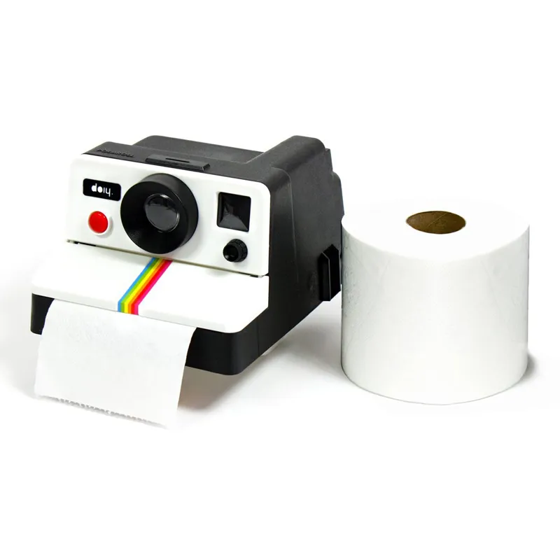 WC Tissue Box Creative Retro Camera Shape Inspirado Es Es Roll Papel Decor de papel de banheiro LJ200819