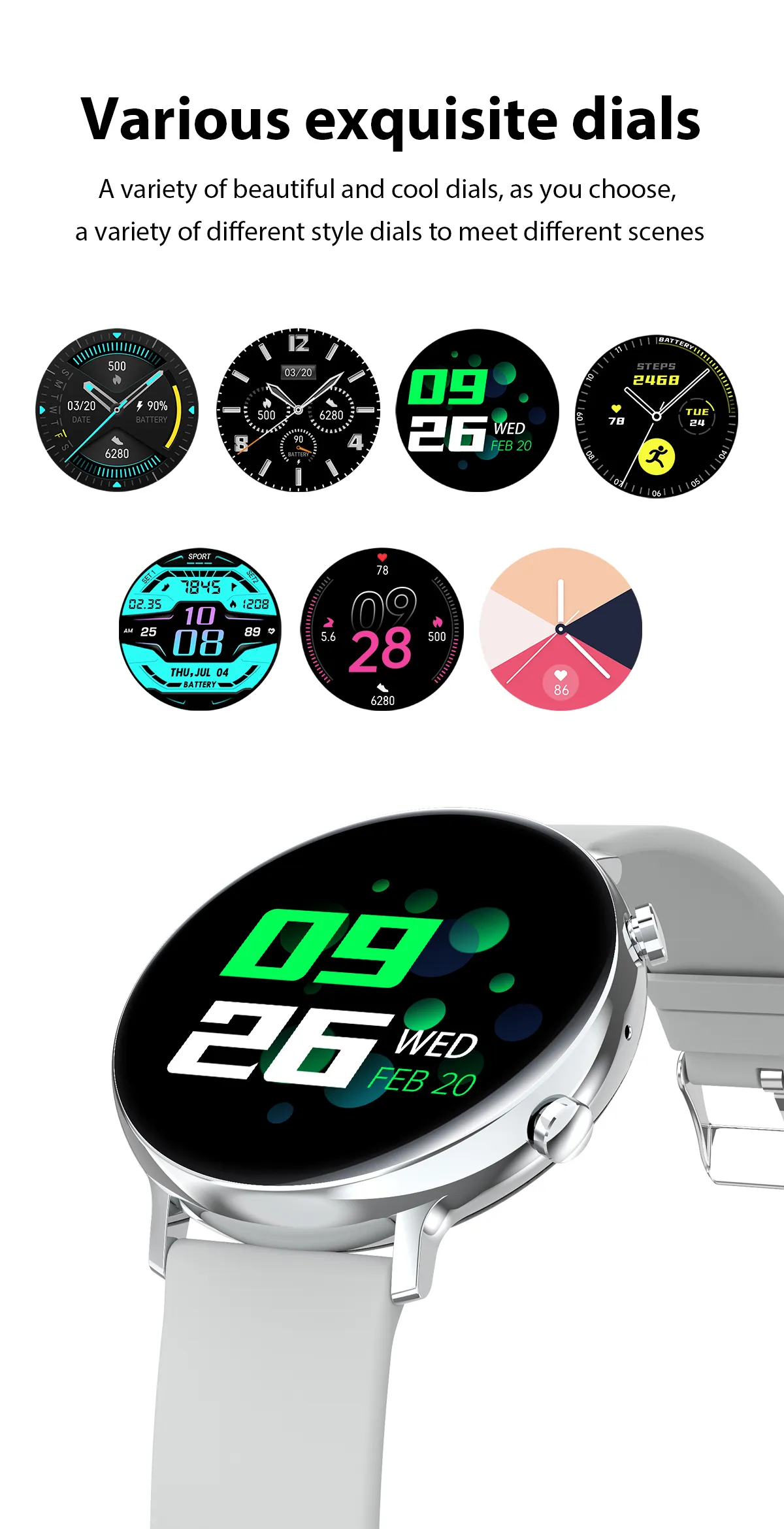 Winsun PGW33 Смарт-часы Montre Intelligente для женщин и мужчин IP68 Водонепроницаемые Bluetooth-вызовы с полным сенсорным экраном Smartwatcht Ecg Blood Pres9445317