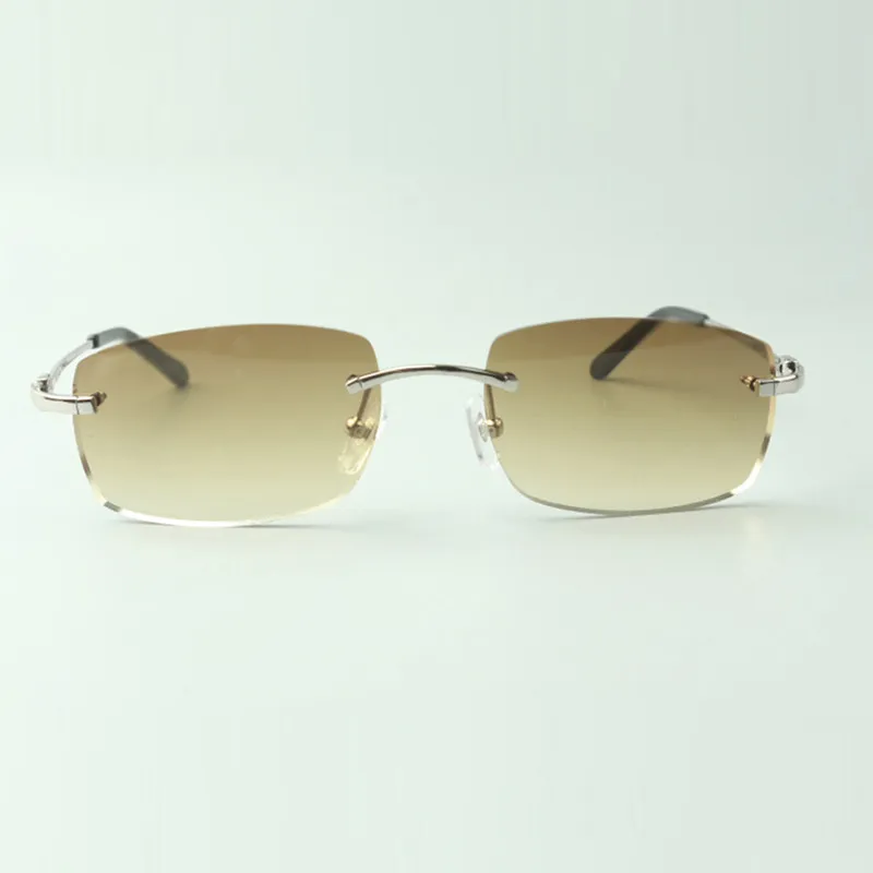 Óculos de sol de grife Direct 3524026 com hastes de arame de metal tamanho 18-140 mm235C