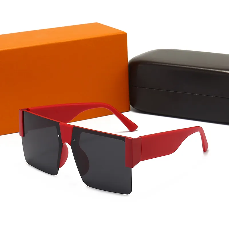 Летние высококачественные знаменитые солнцезащитные очки для мужчин больших размеров с плоским верхом, женские солнцезащитные очки с цепочкой, женские квадратные оправы, модельер с pa244v