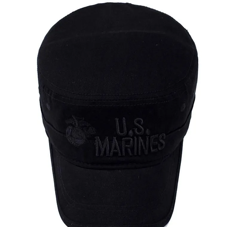 Stati Uniti Us Marines Corps Cappello Cappello Cappelli Camouflage Cappello a cilindro piatto Uomo Cotone Hhat Usa Nav sqckxw intero2019214Y