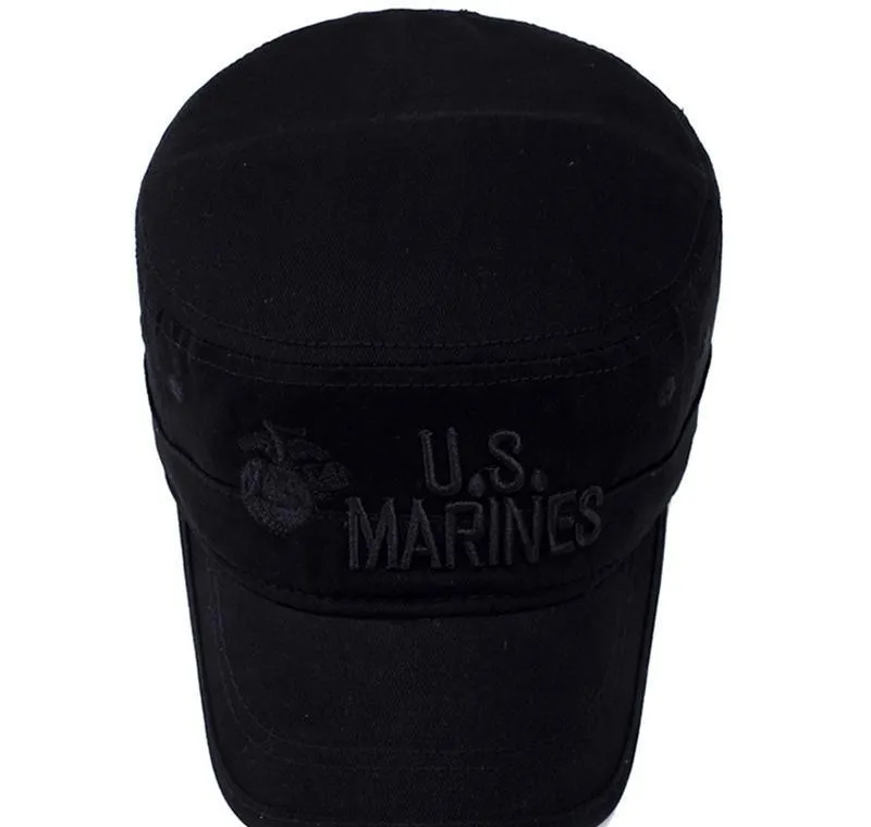 États-Unis Us Marines Corps Cap Chapeau Chapeaux Camouflage Chapeau Plat Hommes Coton Hhat Usa Nav sqckxw Whole2019251U