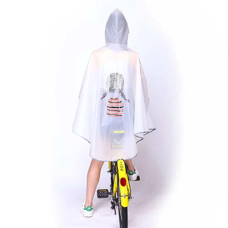 High quality Mens Cycling Bicycle Bike Raincoat Cape Poncho Hooded Windproof Coat Mobility Scooter Cover 220217