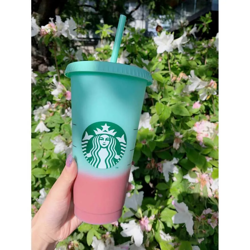 Flash powder Shiny Reusable Plastic Tumbler with Lid and Straw Cup, fl oz, of or Party Starbucks MOON