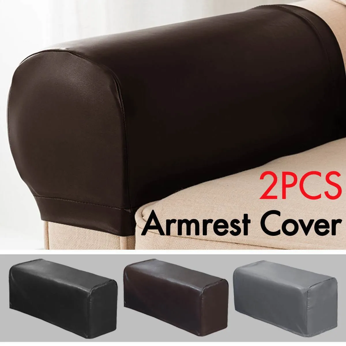 Leather sofa arm covers cheap