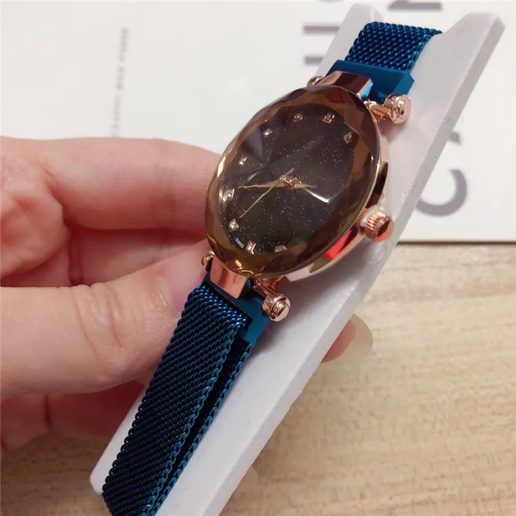 New Model Women watch Special Dial Multi color Lady Wristwatches Quartz For Party High Quality student luminous Steel strap Popula2280