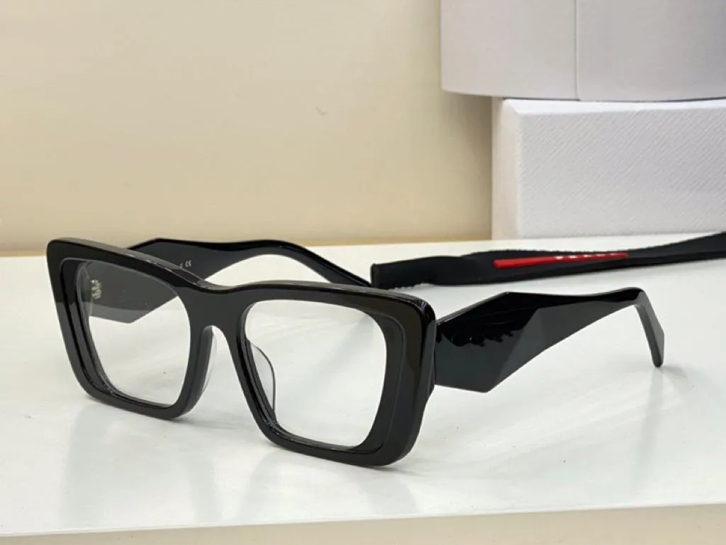 Anteojos ópticos para hombres, mujeres, estilo retro 08WF, placa de lente de luz anti-azul, marco completo cuadrado con Box221q