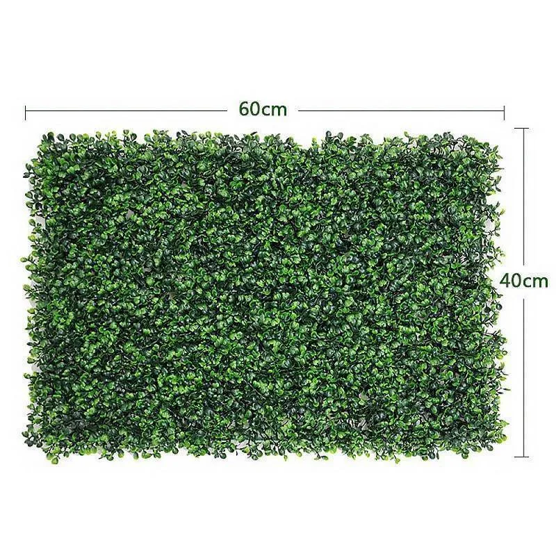 12 SZTUK Sztuczne Panele Boxwood Topiary Roślina żywopłotu, Ekran żywopłotu prywatności, UV Chronione Faux Greenery Maty odpowiednie T200509