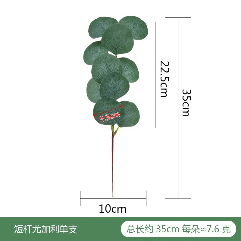 Plante de simulation brins de feuilles d'eucalyptus Table décoration de mariage fournitures de fête