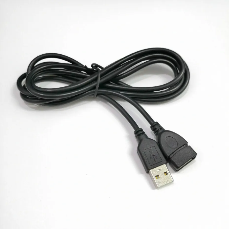 Hurtownia czarna długość 3M Kontroler przedłużacza dla PS Mini Classic USB Kable przedłużające się