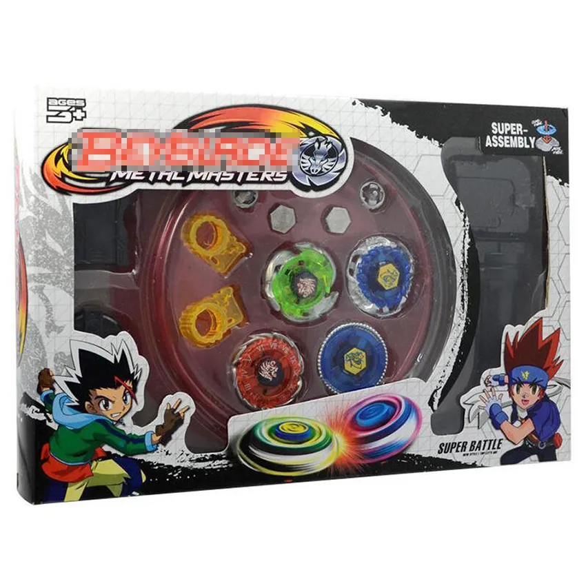 New spot beyblades burst set toys bayblade launcher beyblades arena blayblade metal fusion 4D with launcher bey blade blade toy X0102