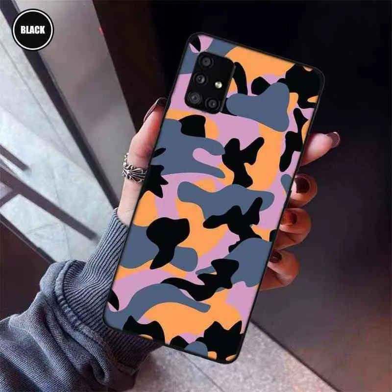 Camouflage Patroon Camo Militaire Leger Telefoon Case voor Samsung Galaxy A12 A22 A32 A42 5G A52 A72 A01 A11 a21 A31 A41 A51 A71 Cover G4850283