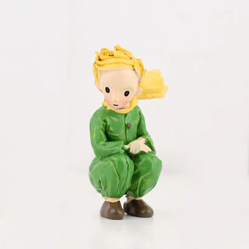 작은 왕자 동상 장식 입상 크리스마스 만화 동화 수지 장난감 홈 액세서리 Brithday 선물 장식 LJ200908