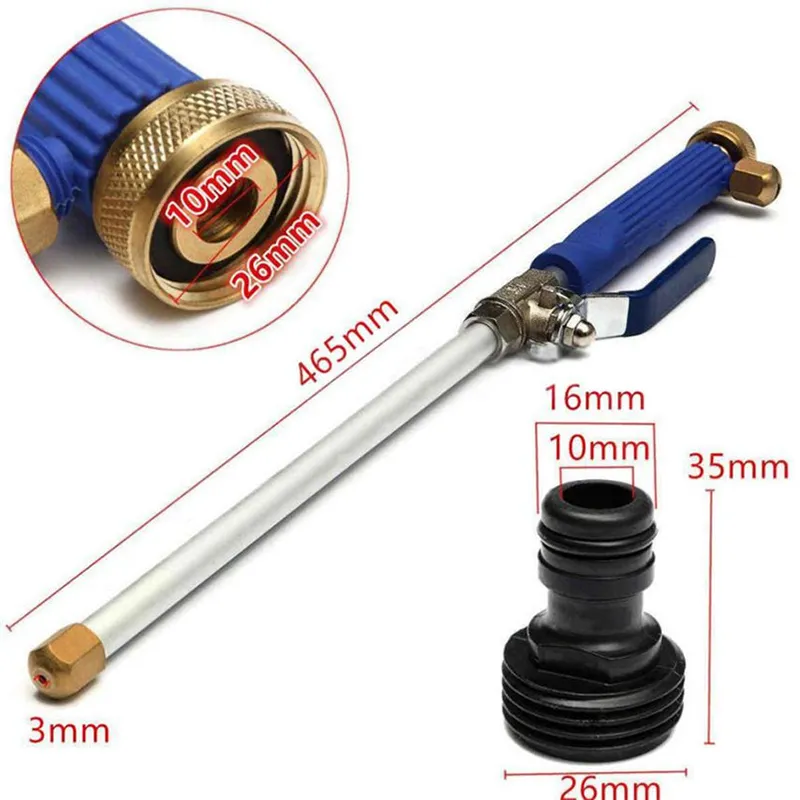 Portable Aluminium High Pressure Power Washer Gun Car Spray Cleaner Garden Watering Nozzle Jet Hose Wand Cleaning Tool #252137 201239a