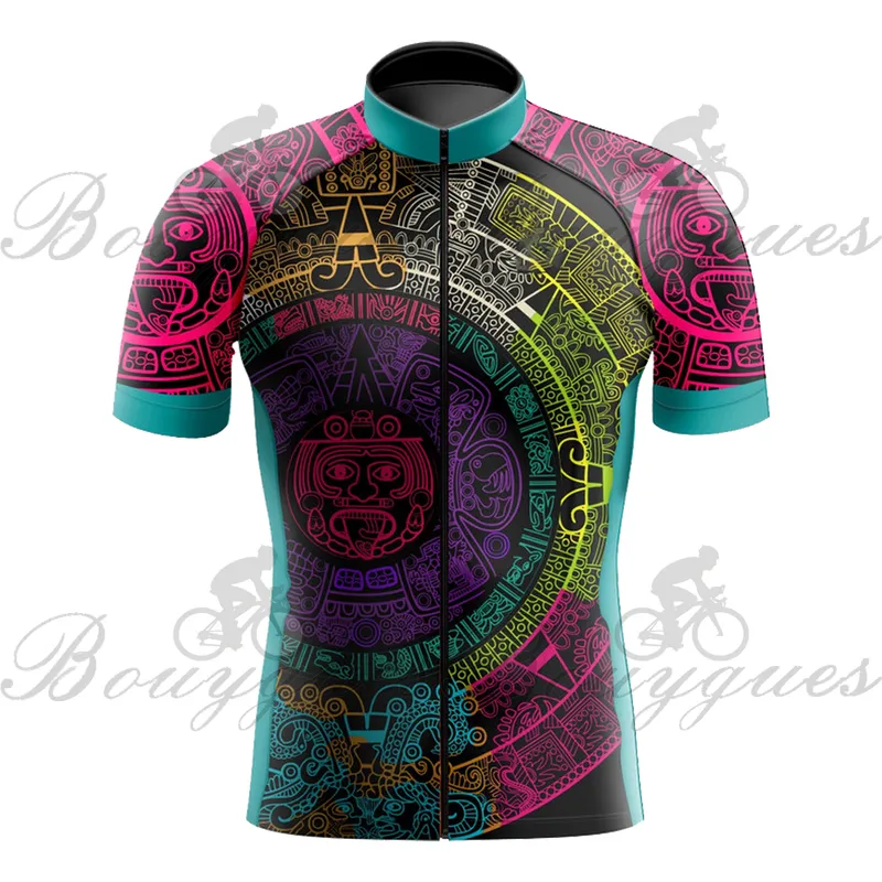 Mexique hommes cyclisme Maillot vtt Maillot vélo chemise descente Jersey haute qualité Pro Team Tricota montagne vélo vêtements 2203016481624