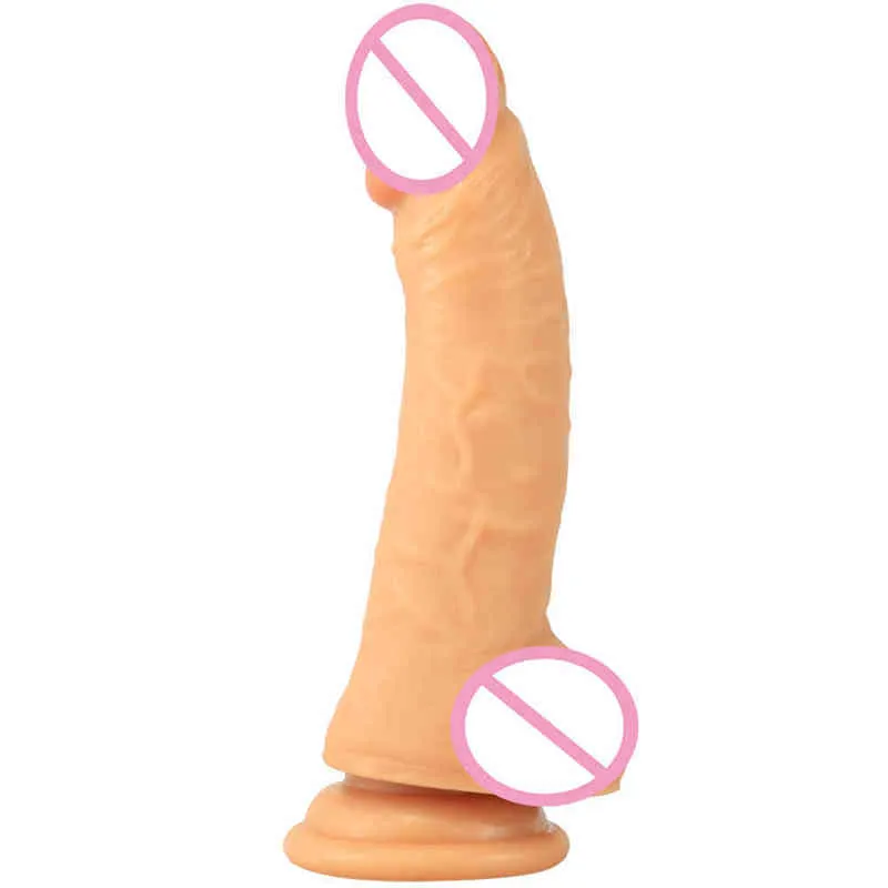 NXY Dildos Anal Brinquedos Novo Aço Arma Simulação Pênis Estimulação Feminino Masturbação Cristal Pequeno Sexo adulto Produtos 0225