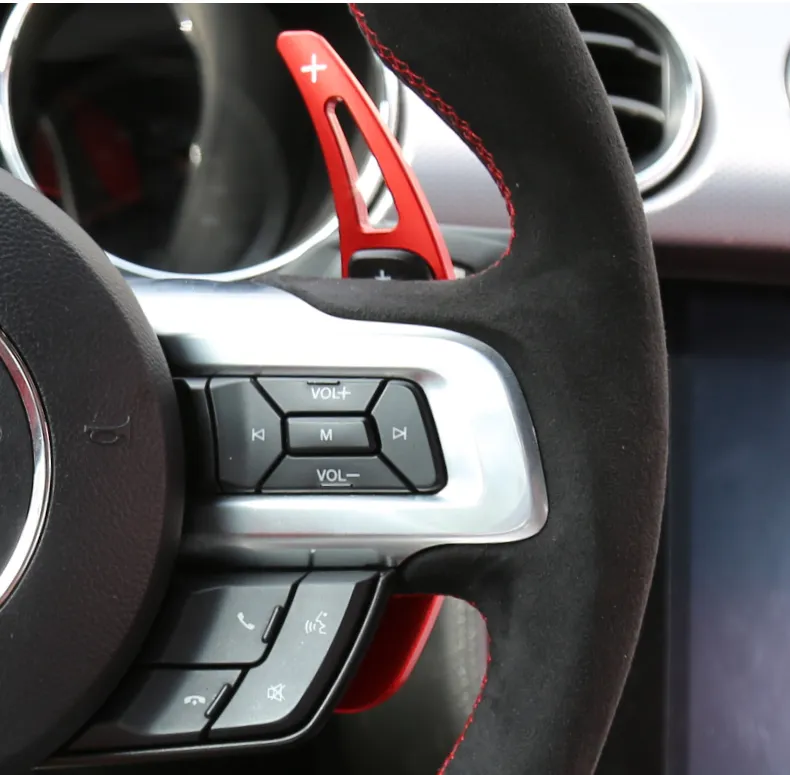 Dla Forda MustangSteering Koło Aluminium Aluminium Paddle Shift SHIFT Rod Car Car