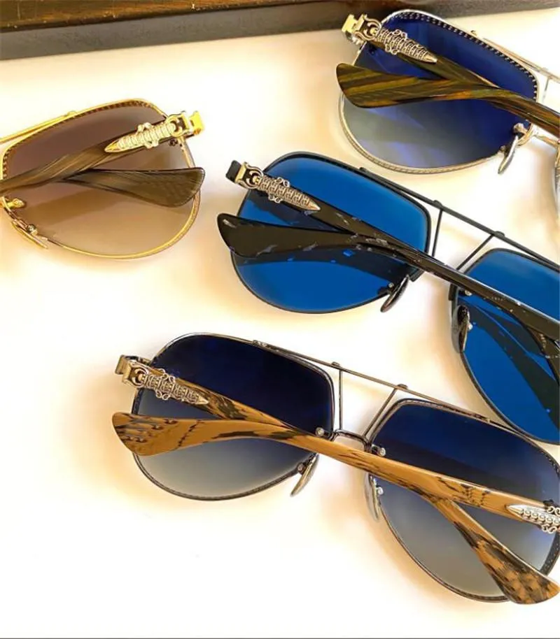 Nuovi occhiali da sole Design di moda POSTYANK II Frame di metallo retrò in metallo classico e generoso Glassini protettivi Uv400 Top Quitly220E