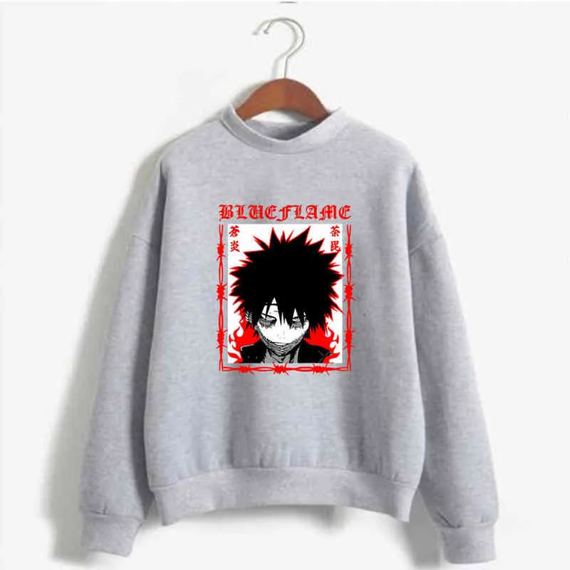 2021Japan anime min hjälte akademia dabi cosplay hoodie kvinnor män hajuku sweatshirt pullover hooded jacka sportkläder h1227