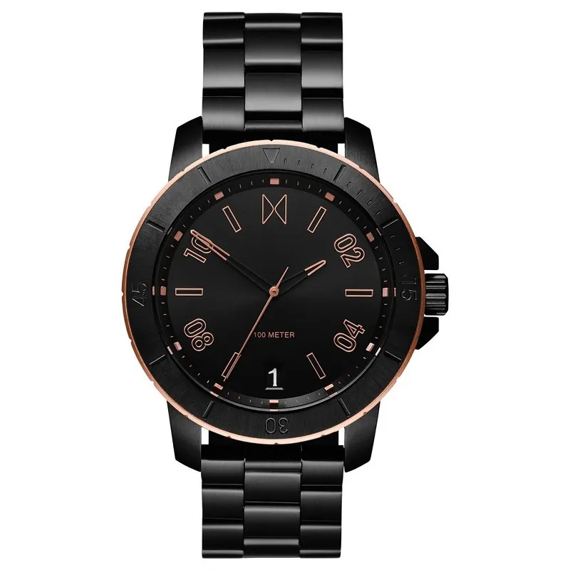 2020 haut de gamme MV montres mode en acier inoxydable style décontracté montre à quartz hommes d'affaires étanche calendrier montre Relogio253F