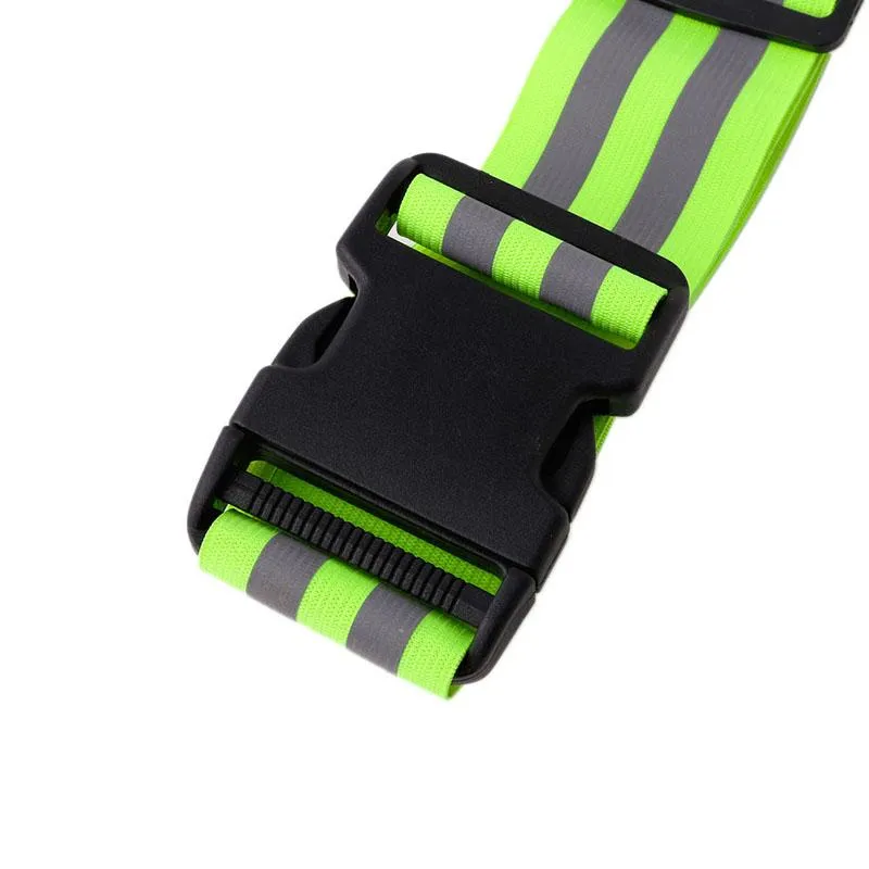 Bälten Hög synlighet Reflekterande säkerhetssäkerhetsbälte för nattkörning Walking Cyking281U