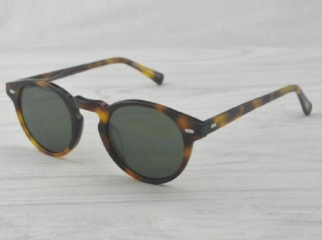 Nouveau arrivé de qualité supérieure ov5186 lunettes de soleil 45mm 47mm cadre Vintage hommes femmes ov 5186 lentille polarisée avec emballage complet 241c