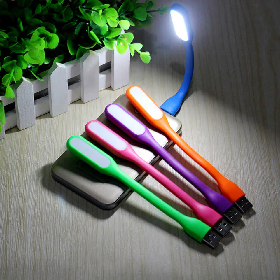 Draagbare USB 5V LED-leeslamp Mini Indoor Lighting Opvouwbare Camping Nachtverlichting Tafellampen Voor Power Bank PC Notebook Laptop