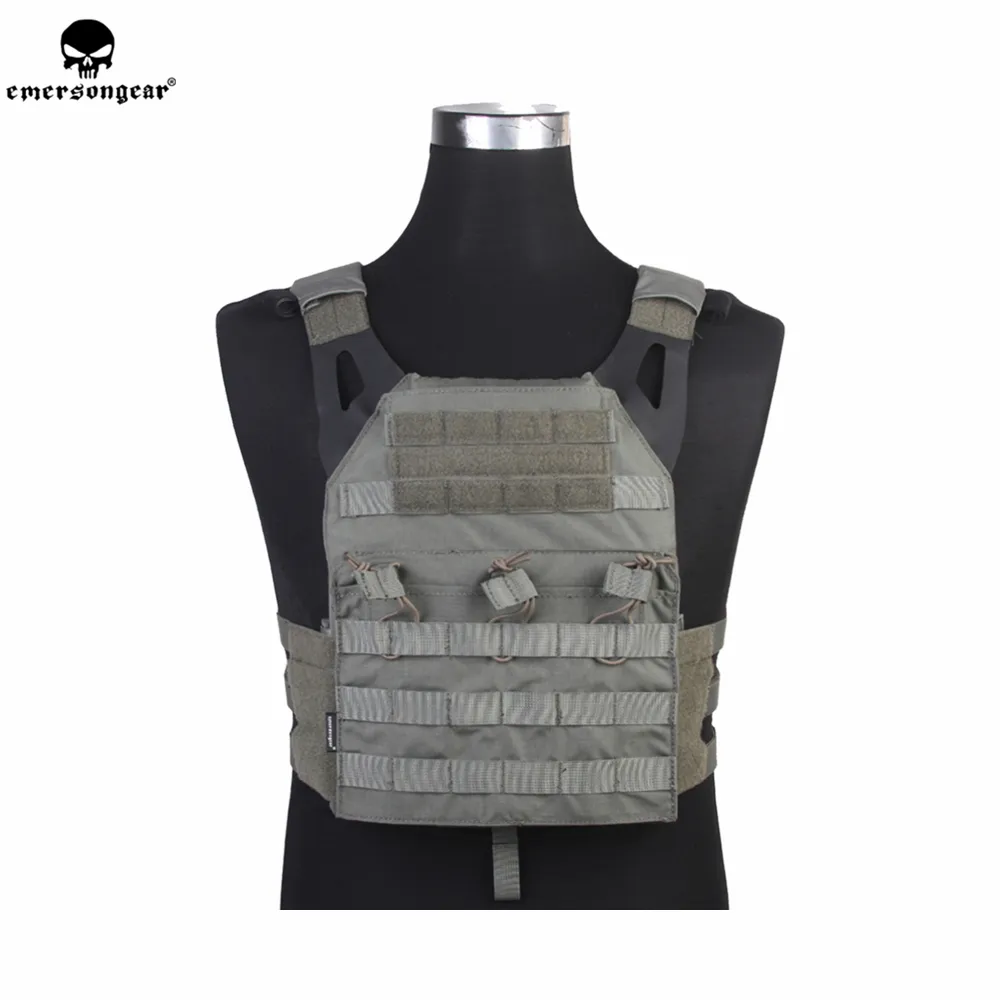 Emersongear JPC Tactical Vest Body Armor Imbracatura pesante Molle Plate Carrier Esercito militare Airsoft Wargame Caccia Combat Gear 201214