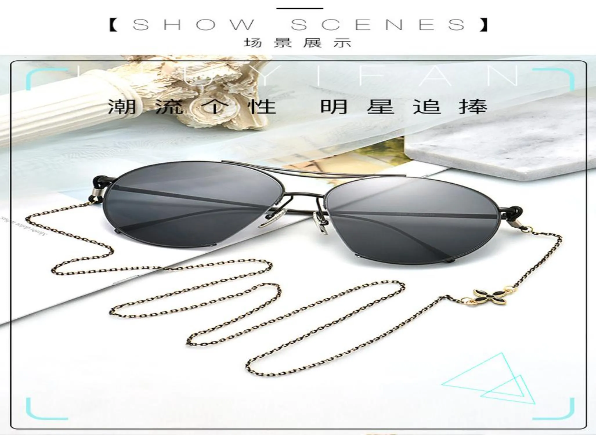 Korean Chic Women Retro Glasses Chain Sunglasses Neck String Cord Retainer Strap Eyeglasses Chains Flower Eyewear Lanyard Holder H jllFQW