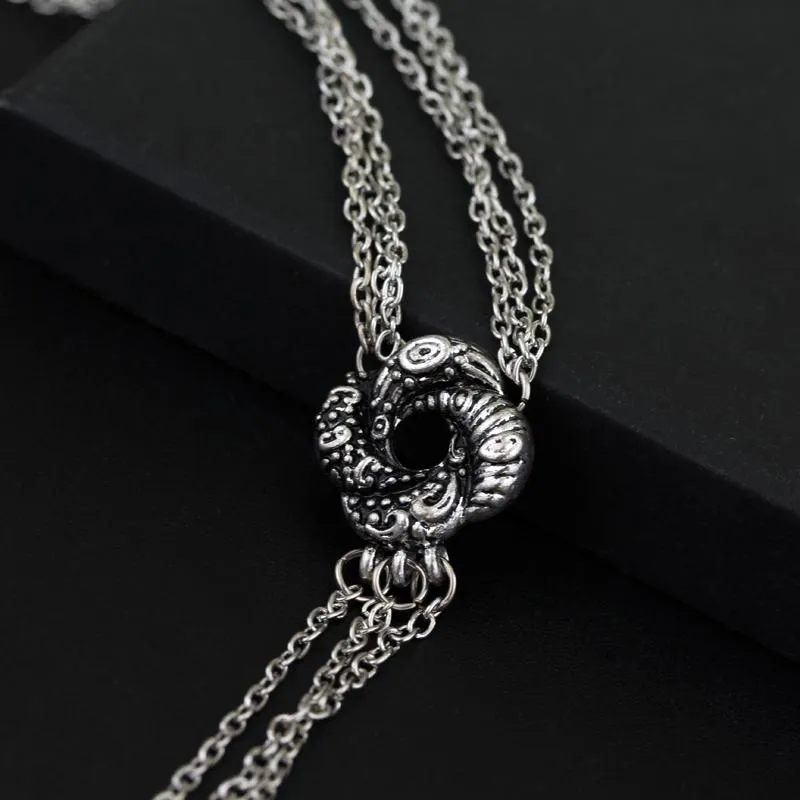 Algerijnse Loveknot Ketting Vesper Lynd Casino Royale Bond Girl Liefde Knoop Ketting Vintage Verzilverd Vrouwen Jewelry12749