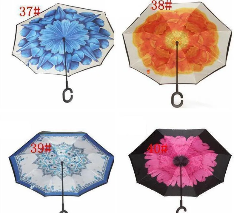 reverse umbrellas windproof reverse layer inverted umbrella inside out stand windproof umbrella inverted umbrellas sea shippin gwb1145