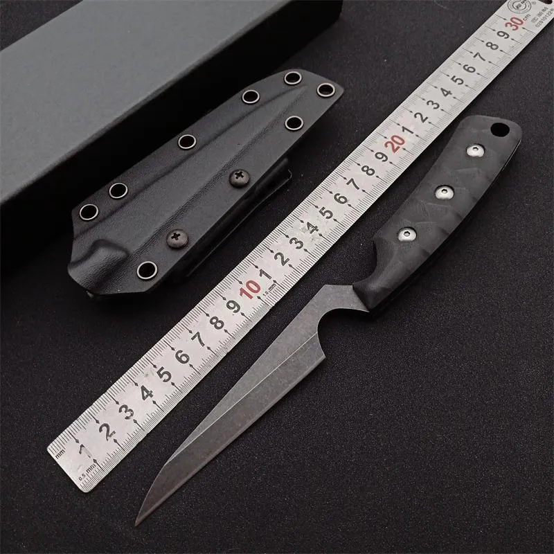 Bladetricks Fratello Tactical knife 1070 spring steel Blade G10 Handle Camping Outdoor EDC knife Melee defense tool Collect gifts BM UT