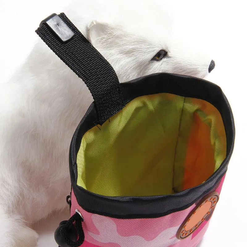 Pochette Portable pour chien et chiot, nouvel arrivage, sac de rangement de taille pour friandises de marche, collation, entraînement, 286I