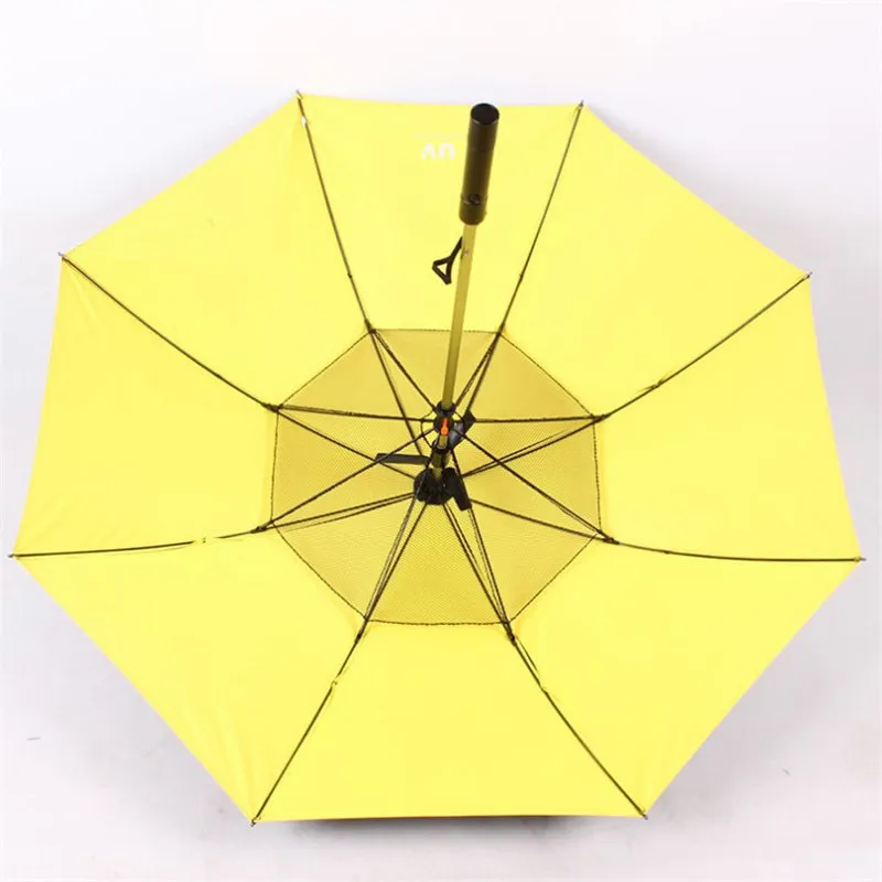 Spuitventilator Lange Handvat Zomerkoeling Paraplu Zonnig Regenachtige Dag Dual Doel Waterdicht Draagbare Ultralight Travel-30 201218