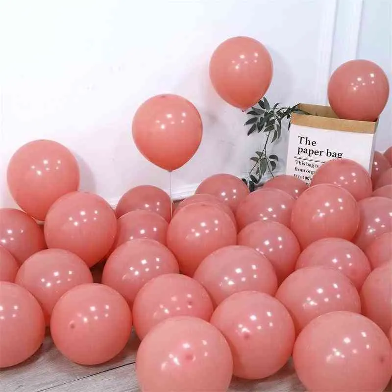 avocat vert ballon rétro rose ballons en latex guirlande arc kit mariage fête d'anniversaire bébé douche décoration hélium 211216