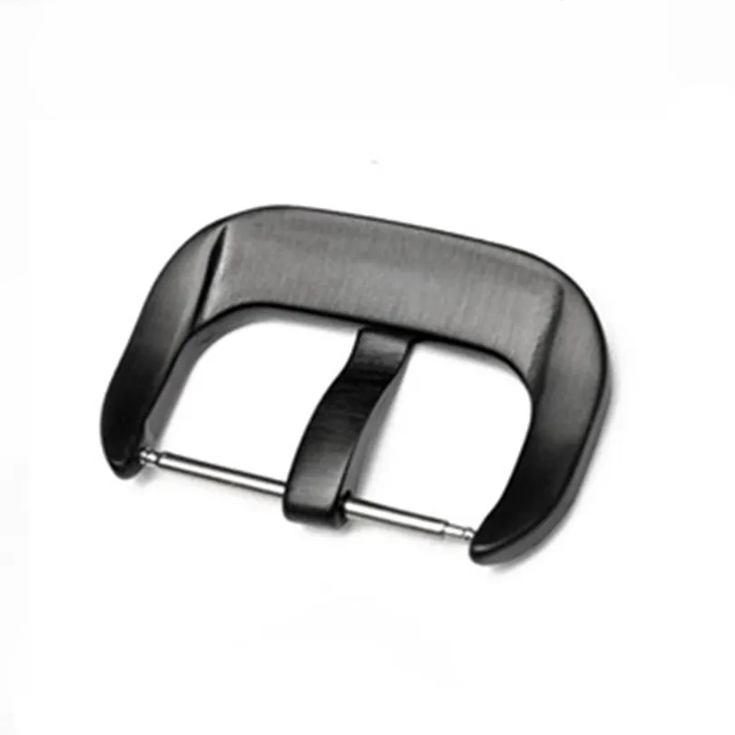24mm Stainless Steel Black Silver Watch Fit Seven Friday Watch Buckle Clasp Tang Buckle with tools