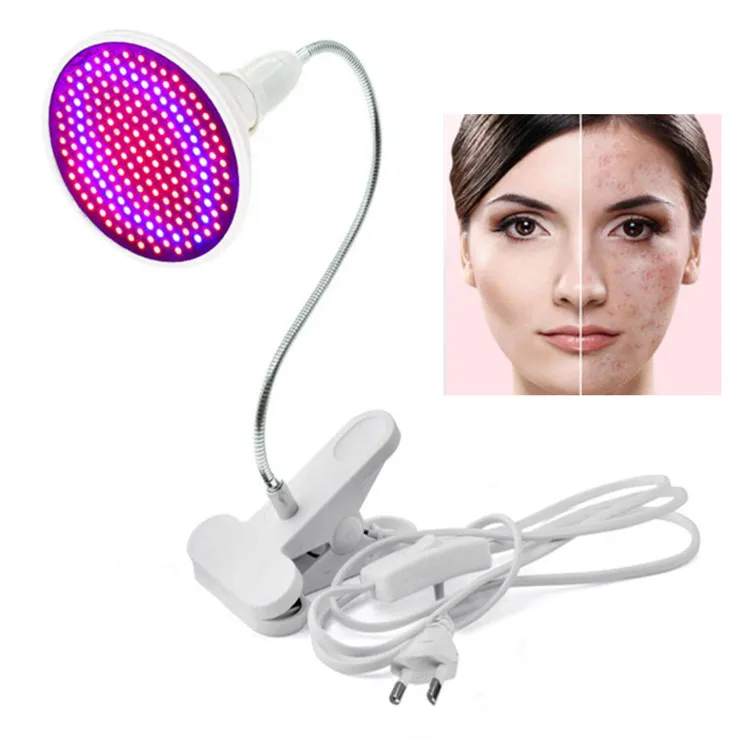 20W 430 NM-660 Nm Blue Red Led Grow Lamp E27 Skin Trachering Beauty Pon Light Therapy Anti Aging Rejuvenation Huid Care Tool217F