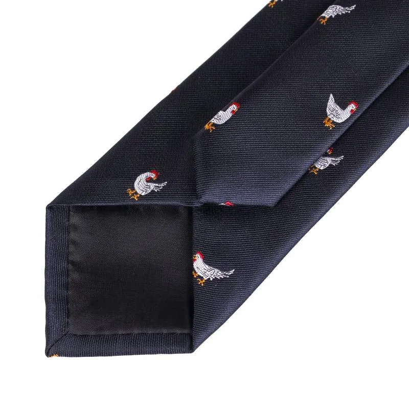 NOWOŚĆ 7CM Fashion Animals Wzór krawatów Corbatas Gravata Jacquard Slim Tie