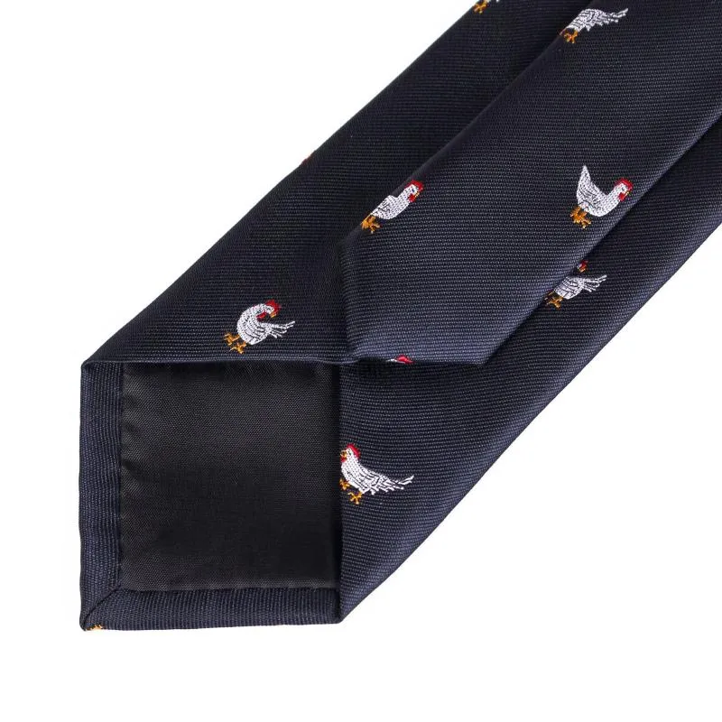Nuevo Corbatas con patrón de animales de 7cm Corbatas Gravata Jacquard corbata delgada corbata de negocios para boda para Men1308t