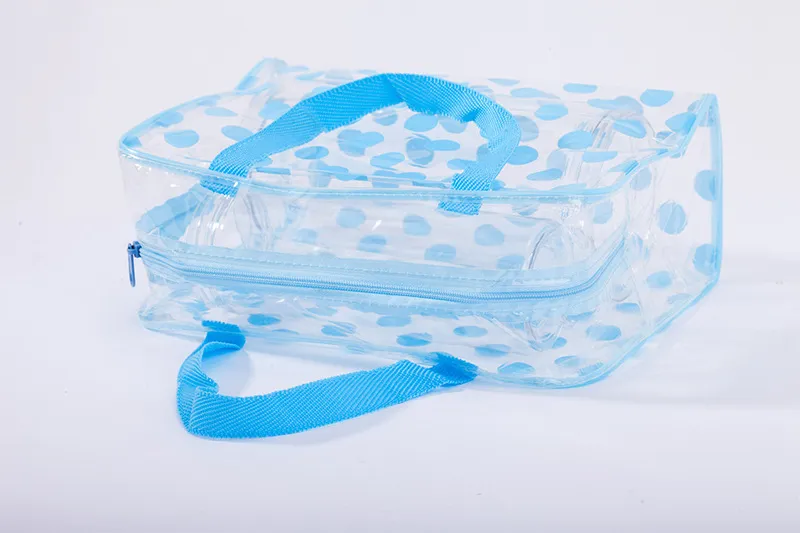 Neceser de viaje para mujer, bolsa de cosméticos de PVC transparente, resistente al agua, bolsa de maquillaje, estuche de aseo para lavado, 220218316a