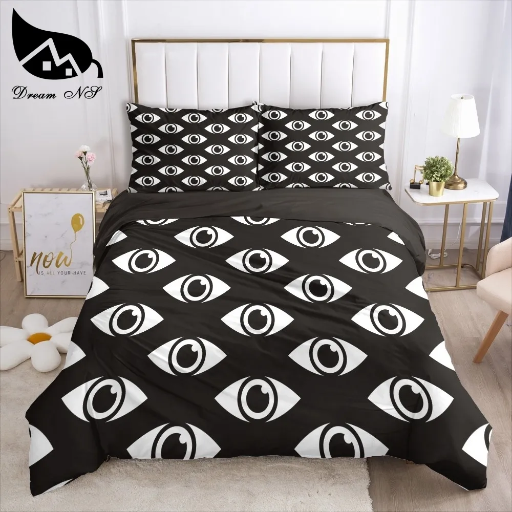 Dream Ns 3D Luxury Bedding Set Custom / King / Europe / USA, Duvet Cover Set, Quilt / Blanket Cover Set, säng uppsättning ondska ögat, drop ship 201127