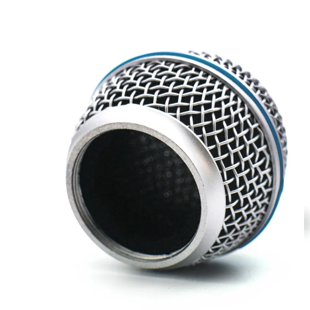 Couvercle de tête de Microphone sans fil en métal, Compatible avec Dynamic Mike Shure Beta58 Slx2 Series6772848