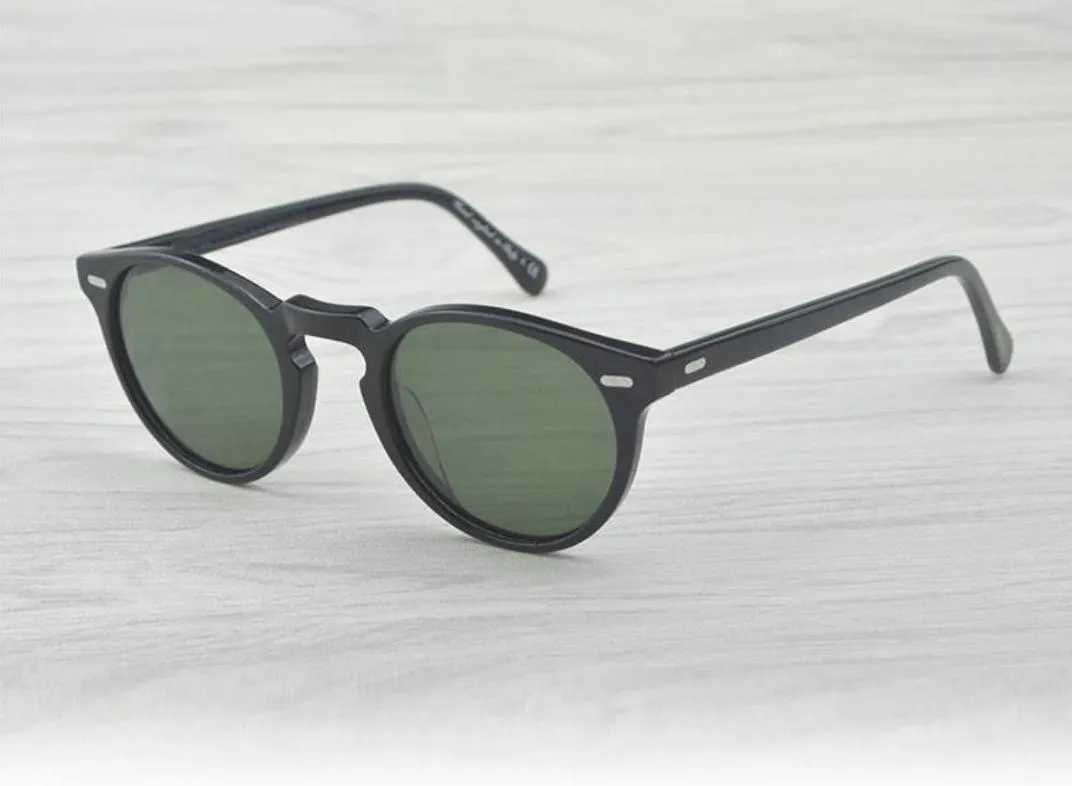 Nouveau arrivé de qualité supérieure ov5186 lunettes de soleil 45mm 47mm cadre Vintage hommes femmes ov 5186 lentille polarisée avec emballage complet 241c