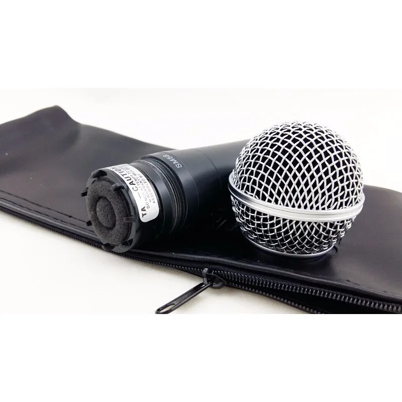 Microfono cablato professionale 58LC di alta qualità Microfono dinamico cardioide performance dal vivo Voce Karaoke Stage Studio