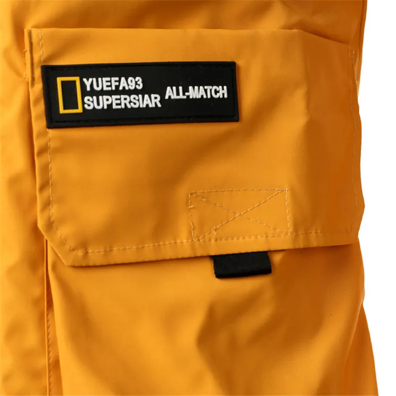 Kurtka bombowca bombowca mężczyźni Mulit-kieszenia kurtki bombowce projektant steetwear jesienna hip hop wiatrówki płaszcze koreańskie moda 5xl 201218